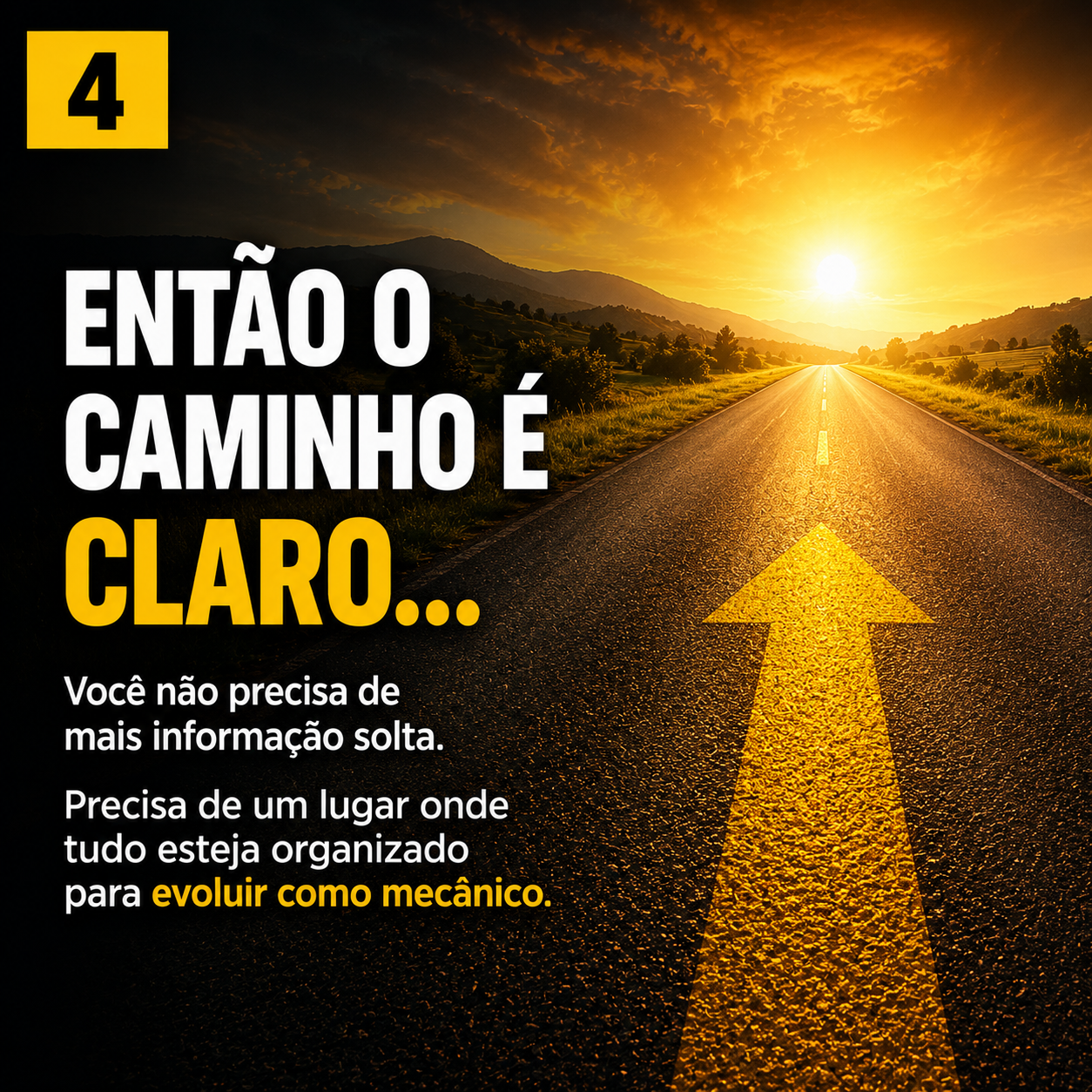 Caminho do mecânico